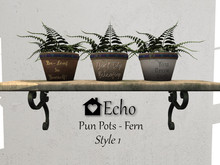 Echo - Pun Pots - Fern - Style 1