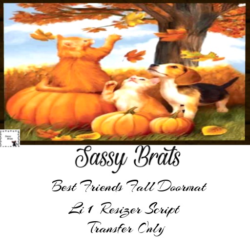 Best Friends Fall Doormat 