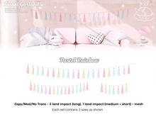 +Half-Deer+ Tassel Garland [Pastel Rainbow]