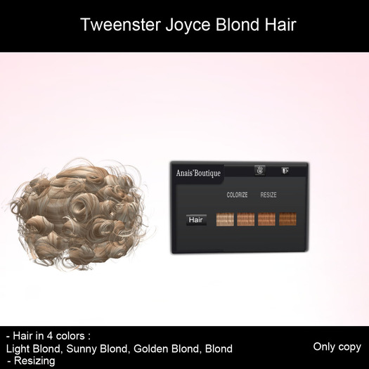 Tweenster Joyce Blond Hair