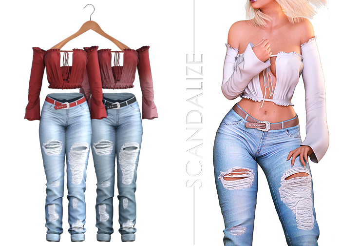 SCANDALIZE. Yanne. Red