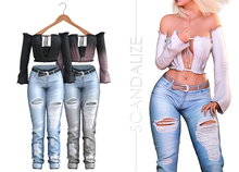 SCANDALIZE. Yanne. Black