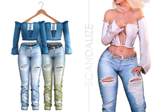 SCANDALIZE. Yanne. Blue