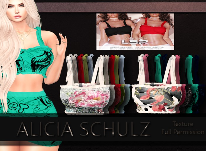 [Alicia Schulz] Texture for [LSR FP] Catherine Top Full Perm SET F