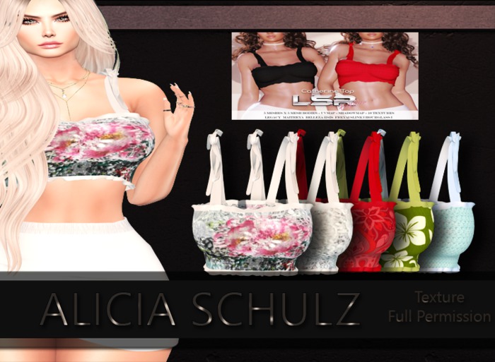 [Alicia Schulz] Texture for [LSR FP] Catherine Top Full Perm SET 2