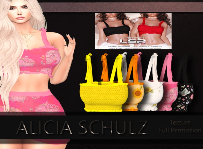 [Alicia Schulz] Texture for [LSR FP] Catherine Top Full Perm SET LE