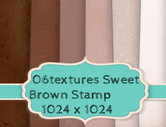 !PP! Pack  06 textures Sweet BrownHQ
