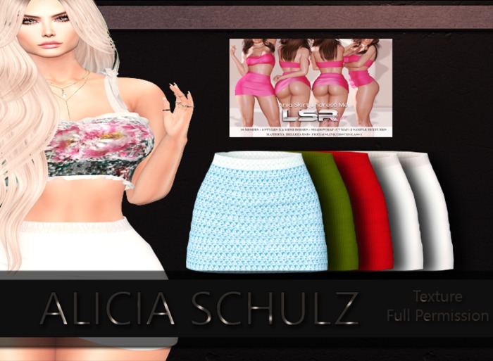 [Alicia Schulz] Texture for [LSR FP] Ania Skirt Undress Me S2