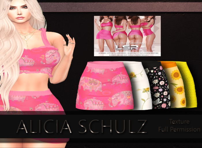 [Alicia Schulz] Texture for [LSR FP] Ania Skirt Undress Me S1