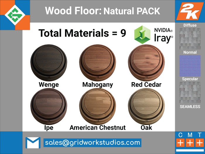 Wood Floor: Natural PACK