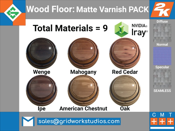 Wood Floor: Matte Varnish PACK