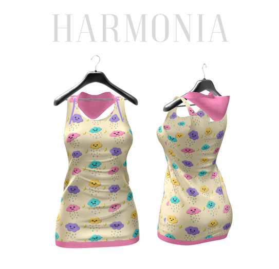 Second Life Marketplace Yellow Kawaii Hoodie Dress