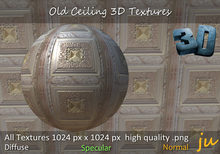 JU Old Ceiling 3D Textures Full Perm