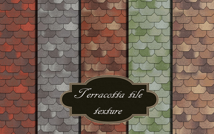 Mosaik Terracotta tile texture *SEAMLESS*