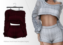 Seniha. Lory Set // Burgundy