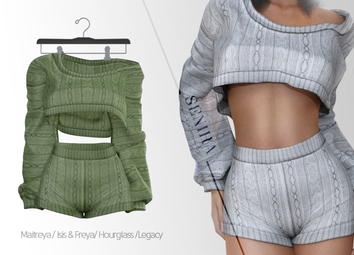 Seniha. Lory Set // Green