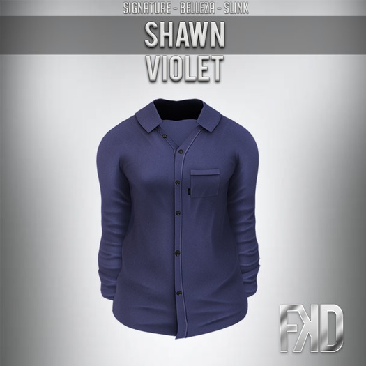 [FKD] SHAWN SHIRT -  VIOLET