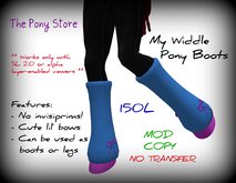 The Pony Store - My Widdle Pony Boots