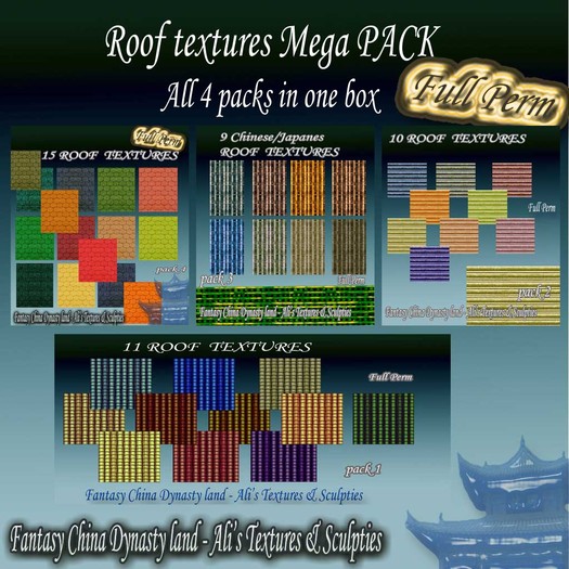 ROOF TEXTURE MEGA PACK