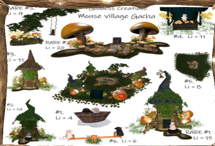 )O( GC: Mouse Village Garden Base #5 1