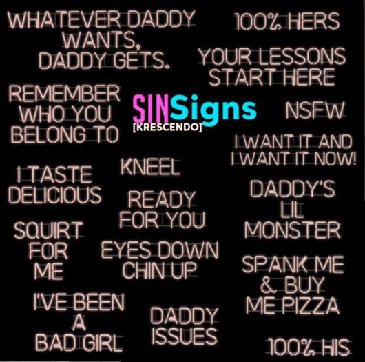 [Kres] Sin Signs - Squirt For Me