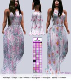0006080 Romantic Florals Gown [Fatpack]