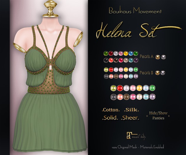 Bauhaus Movement - Helena Dress / Maitreya / FATPACK