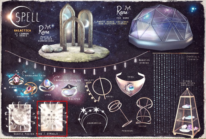 SPELL :  GALACTICA : Quartz Poster {Symbols}