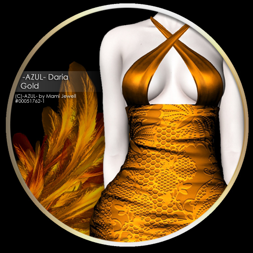 -AZUL- Daria /Gold