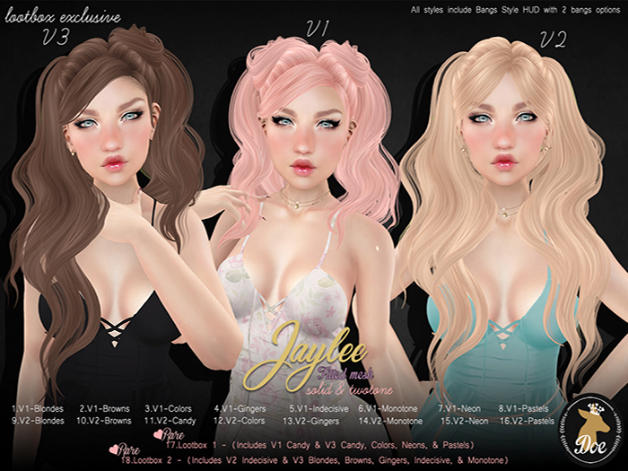 9.Doe: Jaylee V2 - Blondes