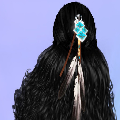Feathers * WOLF HOWLIN Ornament * 