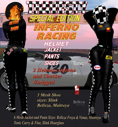 Travesty Womens Inferno Racing Suit