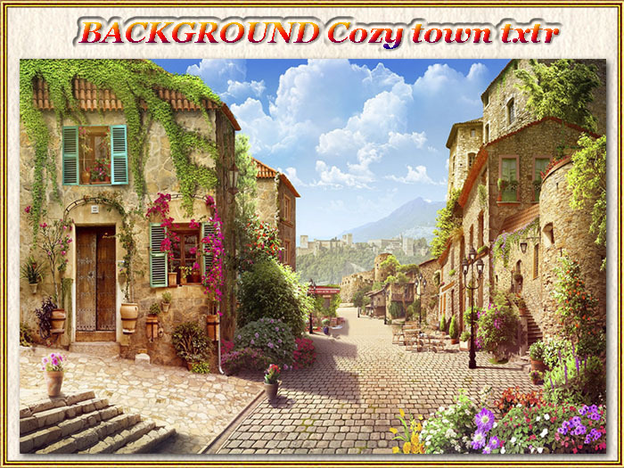 BACKGROUND Cozy town txtr