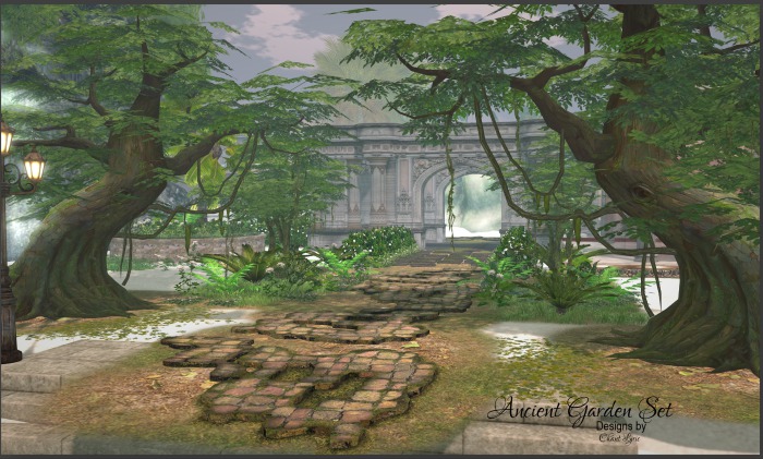 Ancient Old Tree Garden Path Full Set COPY