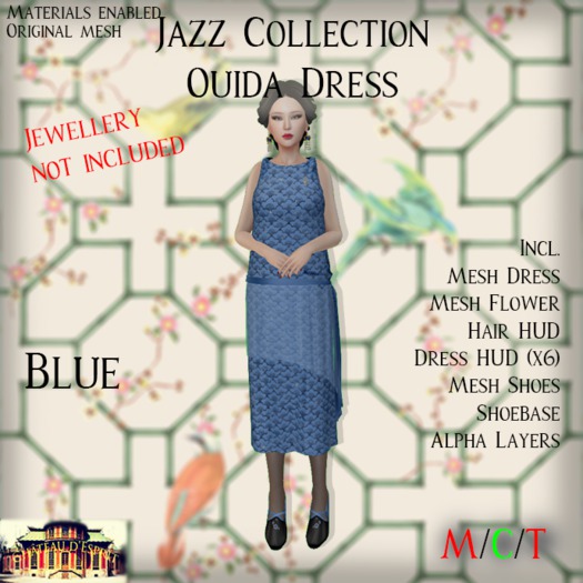~CdE~ Jazz Ouida BLUE Dress