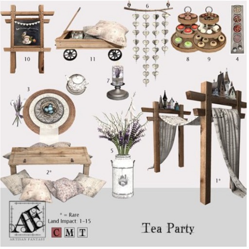*AF* Tea Party 10 - Welcome Easel