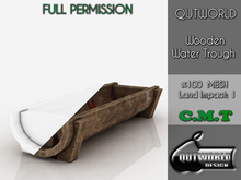 .::QUTWORLD Wooden Water Trough::.FP Unpack (ADD)