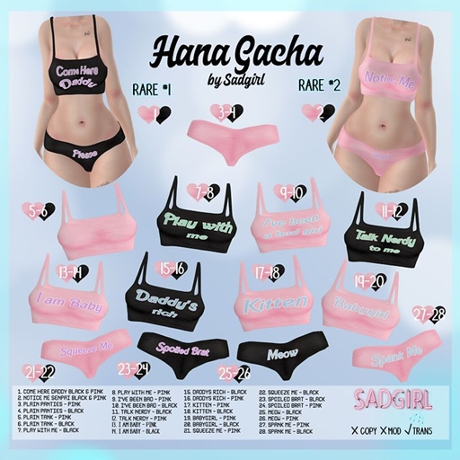 #SADGIRL - Hana Set - LARA - #2 RARE