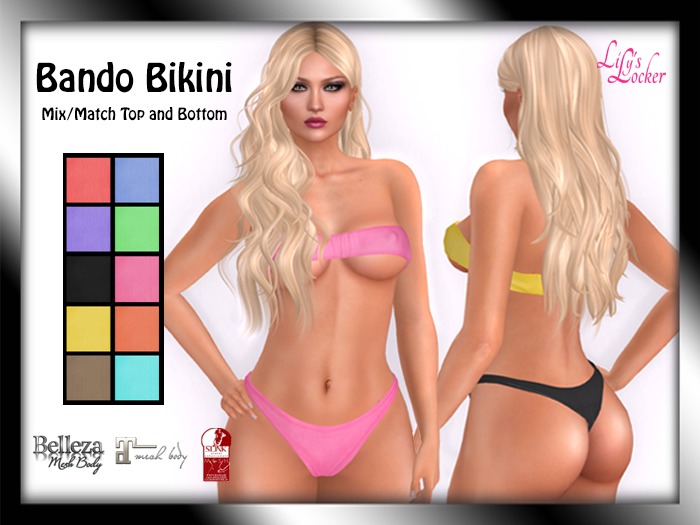 Lily's Locker - DEMO Bando Bikini (wear to unpack)