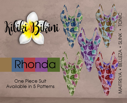 Second Life Marketplace - Kiliki Bikini - Rhonda Swimsuit - FatPack