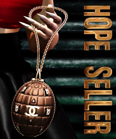 [HS] Bomb Clutch Brown