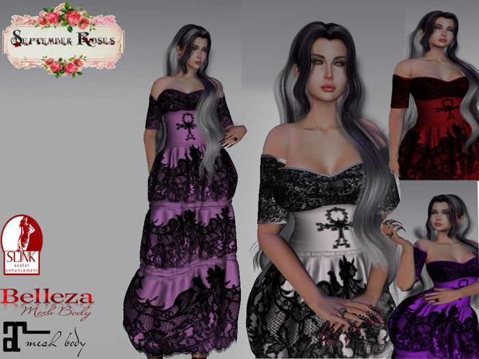 Romantic Gothic Dress 1 BOX