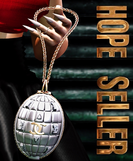 [HS] Bomb Clutch Silver