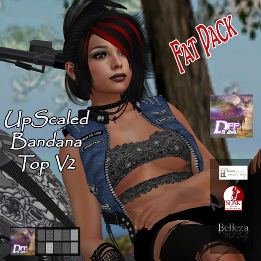 DFF Upscaled Bandana Top V2 Fatpack