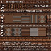 [FPW009] 10 Patterned Wool Textures Fabric Textures Scarf Textures Hat Textures Sweater Textures from E&D ENGINEERING