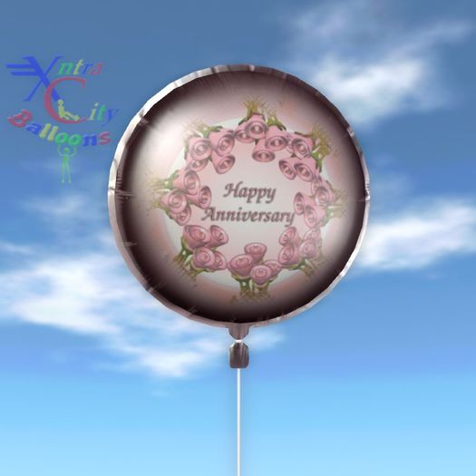 Balloon - Happy Anniversary - Transfer - Xntra City Balloons