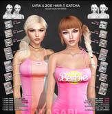 Wasabi // Zoe Mesh Hair - #8 B&W RARE