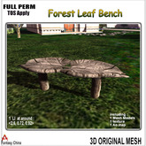 FC- FP Mesh Forest Leaf Bench 