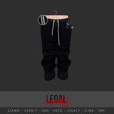 Legal Insanity - Leon capris sweats night/white