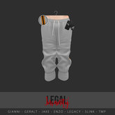 Legal Insanity - Leon capris sweats grey/orange